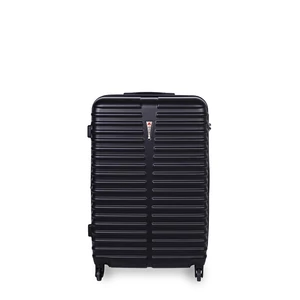 Kép 1/6 - Ormi Nagy Méretű Fekete Színű Keményfalú Bőrönd