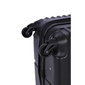 Kép 5/6 - Ormi Nagy Méretű Fekete Színű Keményfalú Bőrönd