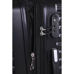 Kép 4/6 - Ormi Nagy Méretű Fekete Színű Keményfalú Bőrönd