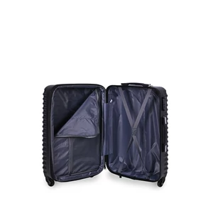 Kép 6/6 - Ormi Nagy Méretű Fekete Színű Keményfalú Bőrönd