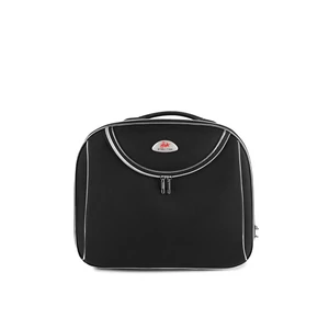 Kép 1/6 - Fekete Bőröndre Akasztható Táska Nagy Méretű