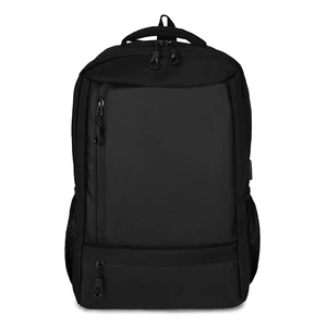 Kép 1/6 - Fekete Poliészter Laptoptartó Hátitáska