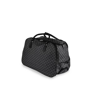 Kép 2/4 - Ormi Fekete Nagy Méretű Mintás Utazótáska