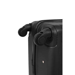 Kép 4/6 - Fekete Nagy Méretű Extra Csendes Négykerekű Bőrönd