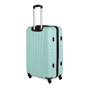 Kép 2/6 - Leonardo Da Vinci Mentazöld Nagy Méretű Bőrönd