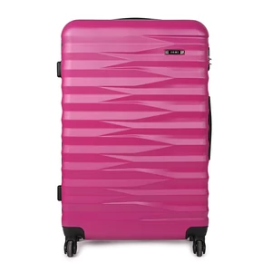 Kép 3/6 - Ormi Pink Keményfalú Négykerekű Nagy Méretű Bőrönd