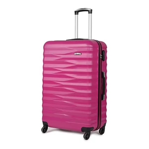 Kép 1/6 - Ormi Pink Keményfalú Négykerekű Nagy Méretű Bőrönd