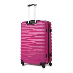 Kép 2/6 - Ormi Pink Keményfalú Négykerekű Nagy Méretű Bőrönd