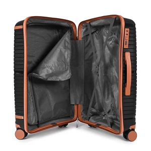 Kép 6/7 - Pierre Cardin Sárga Nagy Méretű Csendes Bőrönd