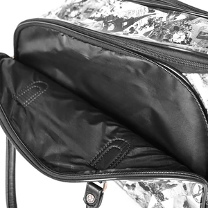 Kép 7/7 - Pink Világ Nevezetességei Mintás Nagy Méretű Utazótáska