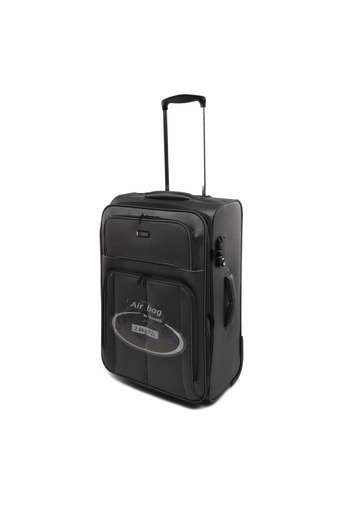 Touareg Fekete Közepes Méretű Bőrönd