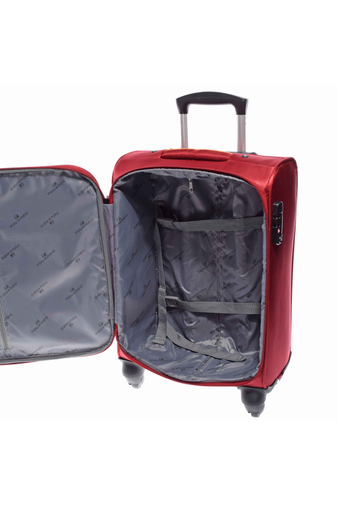 14N121 Piros Touareg Kabin Méretű puha Bőrönd