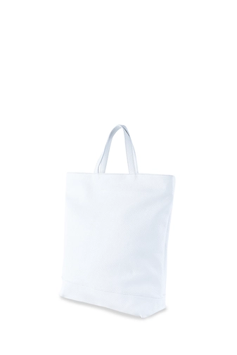 Fehér Bőr 3in1 női hátizsák / válltáska / oldaltáska