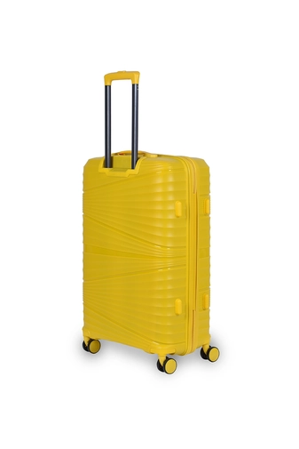 JONY Sárga Kemény Nagy Bőrönd (4 Kerekű)