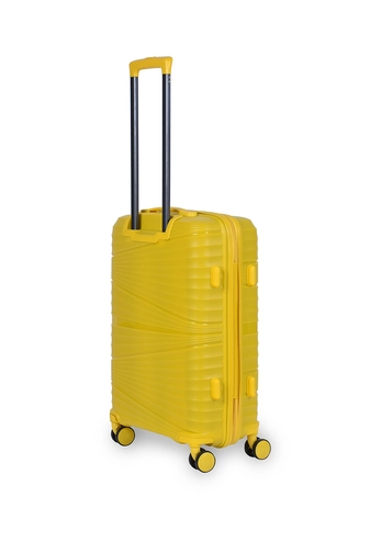JONY Sárga Kemény Közepes Bőrönd (4 Kerekű) (66x42x22) M