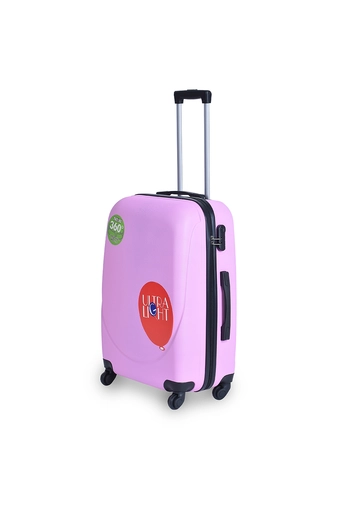 Besty Rózsaszín Extra Könnyű Kemény Közepes Bőrönd (4 Kerekű)