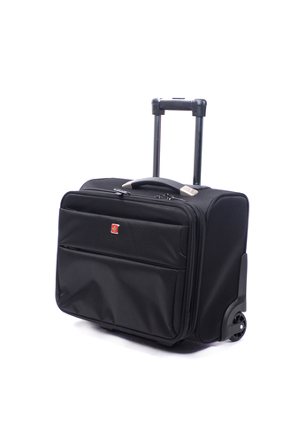 Swisswin Fekete Wizzair Méretű Kabinbőrönd (2 Kerekű)
