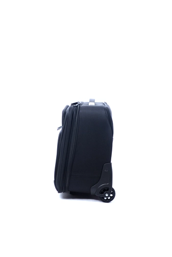 Swisswin Gurulós Fekete Kis Méretű Bőrönd (2 Kerekű)