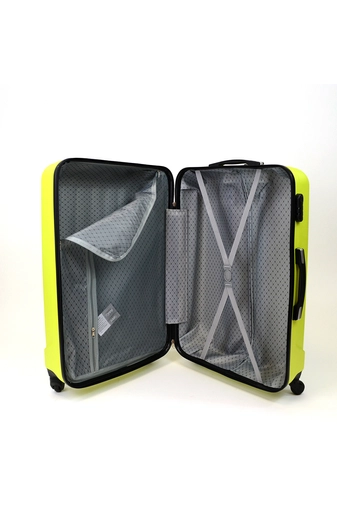 Fekete Extra Könnyű Kemény Mini Kabinbőrönd (4 Kerekű)
