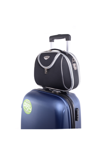 Kék Bőröndre Akasztható Táska 34X25X13Cm