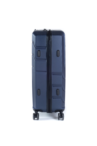 Bontour Spinner Kék  Négy kerekű Kemény falú Kabin bőrönd - 2 Év Garancia