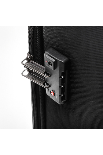 Touareg Fekete Extra könnyű Kabinbőrönd(51x35x20cm)