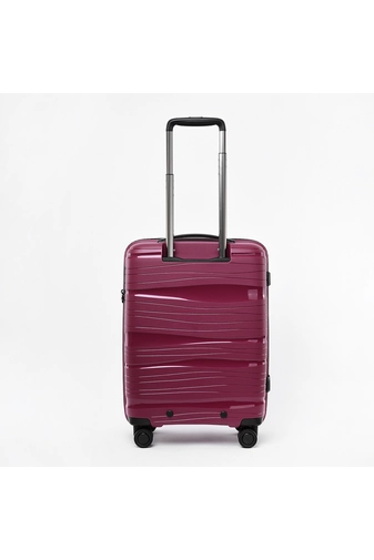 TOUAREG Kis Lila Extra Könnyű Kemény Bőrönd (56x39x21cm)