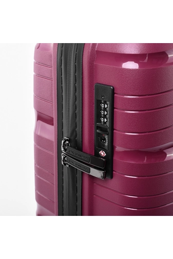 TOUAREG Kis Lila Extra Könnyű Kemény Bőrönd (56x39x21cm)