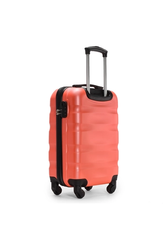 LDV Neon Narancs Színű Hullámnyomott ABS Kabinbőrönd