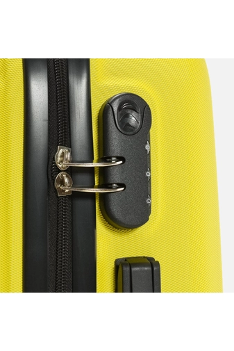 Sárga Extra Könnyű Kemény Mini Kabinbőrönd (4 Kerekű)