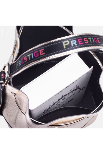 Prestige Női Ezüst Rostbőr Kézitáska és Válltáska