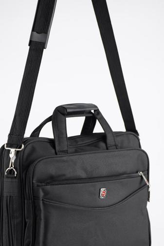 Fekete Poliészter Laptoptáska