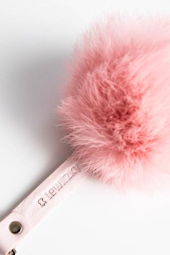 Lewitzky Swarovski® Köves Rózsaszínű Pom Pom Kulcstartó