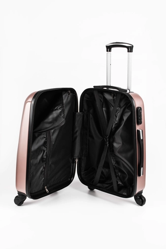 Pink Kemény Nagy Méretű Bőrönd (4 kerekű) L