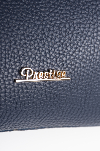 Prestige Sötétkék Barna Női Rostbőr Válltáska