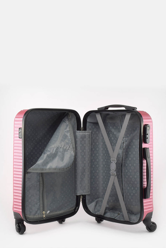 LDV Wizzair Méretű Rózsaszín Kemény Kabinbőrönd(55*39*23cm)