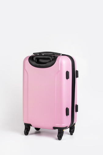 Világos Rózsaszín Kemény Kabinbőrönd, Kézipoggyász