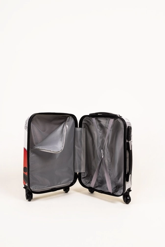 BESTY New York Mintás Wizzair, Ryanair Méretű Kabinbőrönd(53*36*20cm)