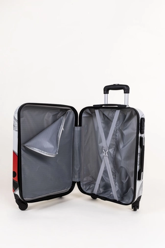 Katicabogár Mintás Ormi Wizzair Méretű Kemény Kabinbőrönd (55x36x22cm)