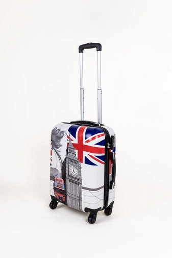Brit Zászló Mintás Ormi Wizzair Méretű Kemény Kabinbőrönd (55x36x22cm)
