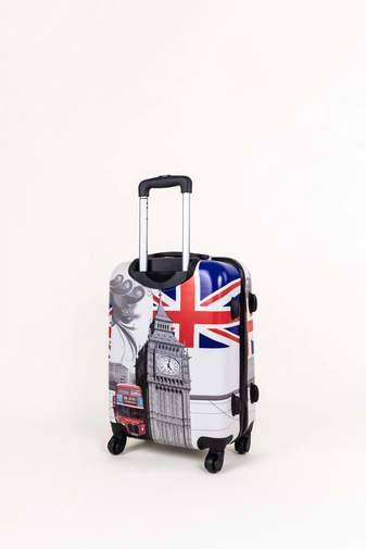 Brit Zászló Mintás Ormi Wizzair Méretű Kemény Kabinbőrönd (55x36x22cm)