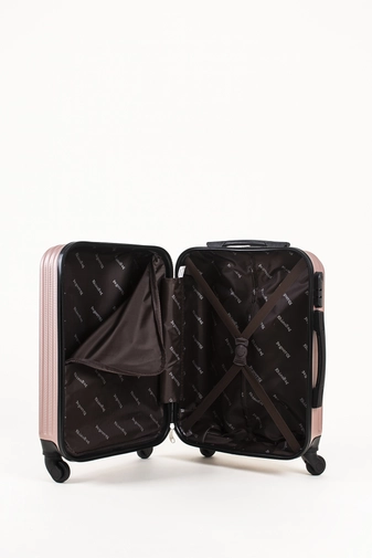 LC Lila Kabin Méretű Kemény Bőrönd (55*40*20 cm)