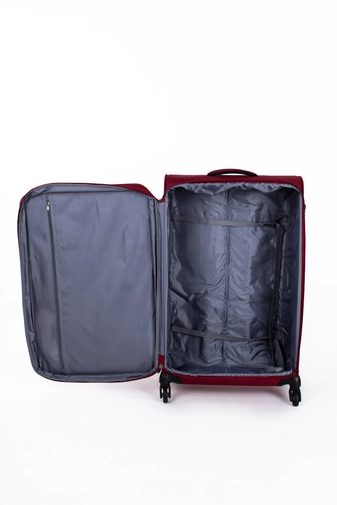 Touareg Bordó Közepes Méretű Puhafalú Bőrönd (66*24*43 cm)