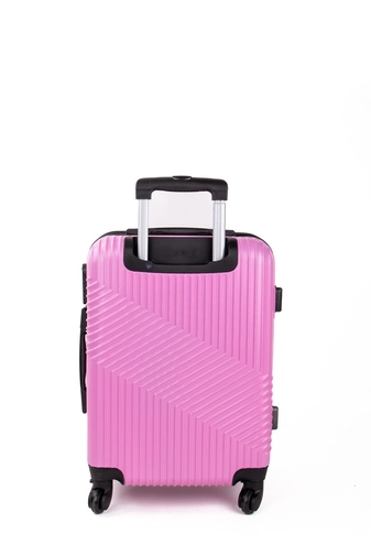 Pink Kisméretű Kemény Falú Bőrönd