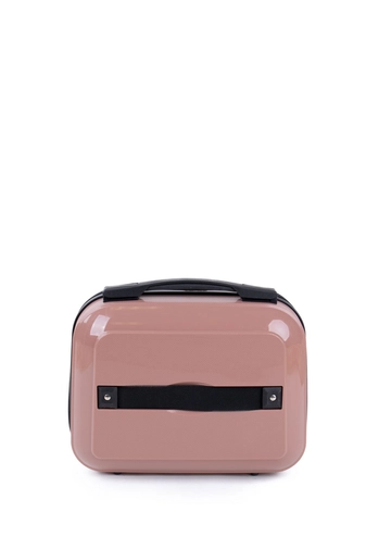 Rózsaszín Kis Méretű Bőröndre Akasztható Keményfalú Táska