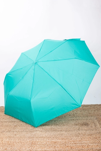 Türkizkék Összecsukható Esernyő, 96 cm Átmérővel