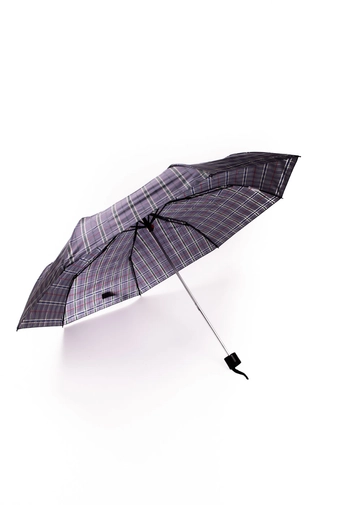 Kék-Sárga Kockás Összecsukható Esernyő, 96 cm Átmérővel