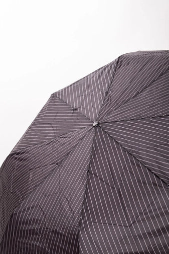 Fekete-Fehér Csíkos Összecsukható Esernyő, 96 cm Átmérővel