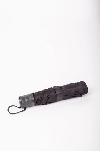 Sötétszürke Négyzetrács Mintás Összecsukható Esernyő, 96 cm Átmérővel