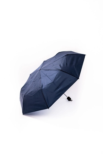 Sötétkék Kis Méretű Összecsukható Manuális Esernyő, 95 cm Átmérővel